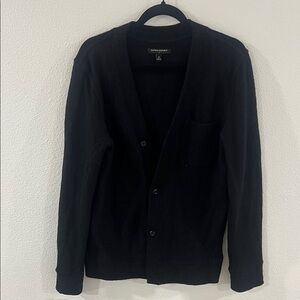 Banana Republic Men's Black Lightweight Cardigan